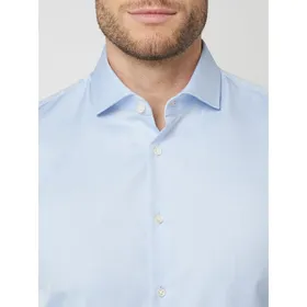 Jake*s Koszula biznesowa o kroju slim fit z diagonalu