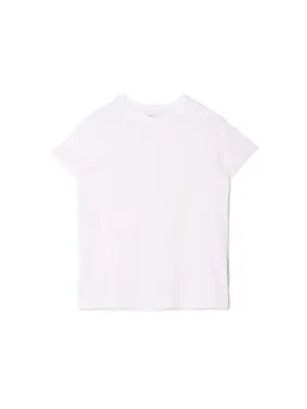Biały T-shirt oversize