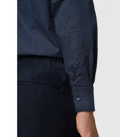 Tommy Hilfiger Koszula biznesowa o kroju slim fit z czystej bawełny ze wzorem na całej powierzchni