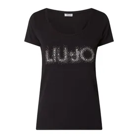 Liu Jo Jeans T-shirt z aplikacją z logo