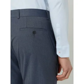 s.Oliver BLACK LABEL Spodnie do garnituru o kroju slim fit z dodatkiem streczu model ‘s.Opure’
