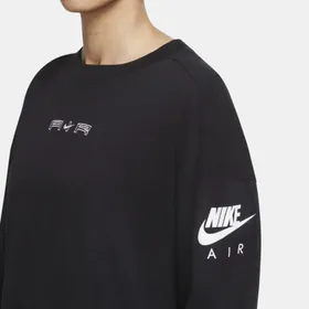 Damska koszulka z długim rękawem Nike Air - Czerń