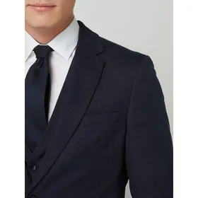 MCNEAL Marynarka o kroju slim fit z tkanym wzorem — ‘Flex Suit’