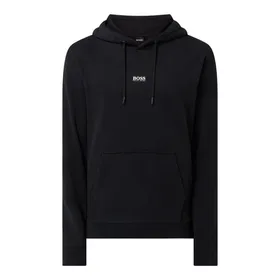 BOSS Casualwear Bluza z kapturem z mieszanki bawełny model ‘Weedo’