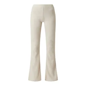 Only Luźne spodnie z prążkowaną fakturą model ‘Nella’