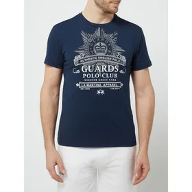 La Martina T-shirt z nadrukiem z logo model ‘Ranco’