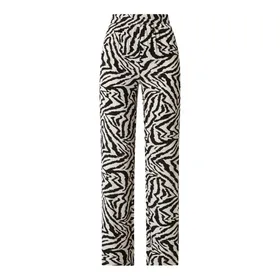 Essentiel Luźne spodnie ze wzorem w zebrę model ‘Zegeta’’