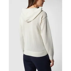 BOSS Casualwear Bluza z kapturem z ażurowym wzorem model ‘Feddi’