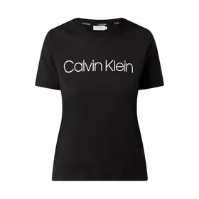 CK Calvin Klein T-shirt z bawełny ekologicznej model ‘Core’