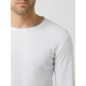 Esprit Bluzka z długim rękawem o kroju slim fit z ekologicznej bawełny