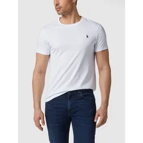 Polo Ralph Lauren T-shirt o kroju custom slim fit z wyhaftowanym logo