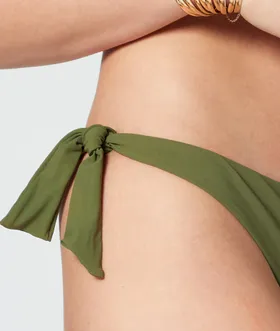 Essentielle Dół Od Bikini Z Wiązaniem - 44 - Zielony - Etam