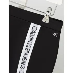 Calvin Klein Jeans Spódnica z paskami z logo