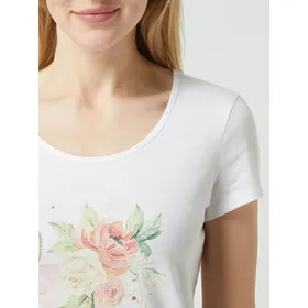 Montego T-shirt z cekinami model ‘Wellies’