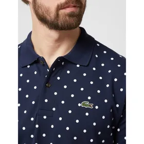 Lacoste Koszulka polo o kroju classic fit ze wzorem w kropki