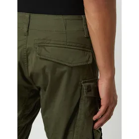 G-Star Raw Spodnie cargo o kroju straight tapered fit z dodatkiem streczu model ‘Rovic’