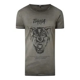 Tigha T-shirt z efektem sprania model ‘Angry Wren’