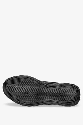 Czarne buty sportowe slip on casu 21-3-22-b