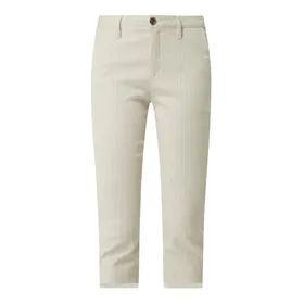 FREE/QUENT Spodnie capri ze wzorem w cienkie prążki model ‘Vio’