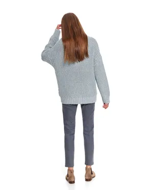 Sweter długi rękaw damski akrylowy  luźny
