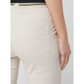 Toni Dress Spodnie capri o kroju regular fit z elastycznym pasem model ‘Sue’