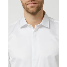 CG - Club of Gents Koszula smokingowa o kroju slim fit z bawełny model ‘Porter’