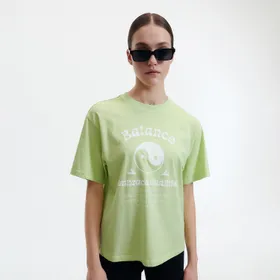 T-shirt regular - Zielony