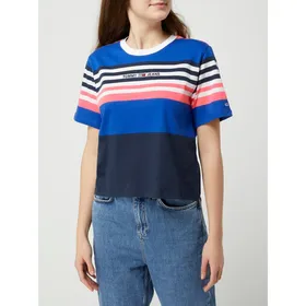 Tommy Jeans T-shirt o pudełkowym kroju ze wzorem w paski