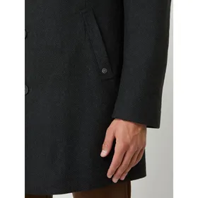 CG - Club of Gents Krótki płaszcz z żywą wełną model ‘Mirrel’