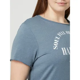 ONLY CARMAKOMA T-shirt PLUS SIZE z nadrukowanym napisem model ‘Dia’