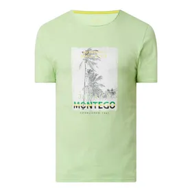Montego T-shirt z logo i nadrukiem