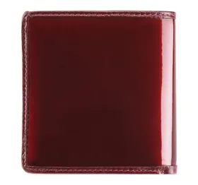 Damski portfel ze skóry lakierowany mały