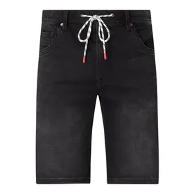 Pepe Jeans Szorty jeansowe o kroju regular fit z elastycznym pasem model ‘Jagger’