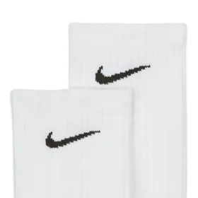 Klasyczne skarpety treningowe Nike Everyday Cushioned (3 pary) - Biel