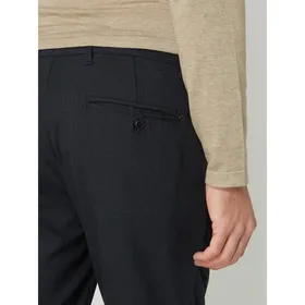 MCNEAL Spodnie z zakładkami w pasie o kroju slim fit z dodatkiem streczu model ‘Watson’