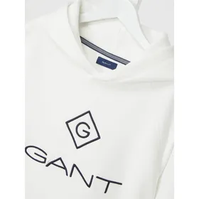 Gant Bluza z kapturem o kroju oversized z logo