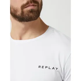 Replay T-shirt z bawełny