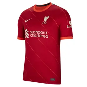 Męska koszulka piłkarska Liverpool FC 2021/22 Stadium (wersja domowa) - Czerwony