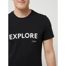 National Geographic T-shirt z bawełny bio