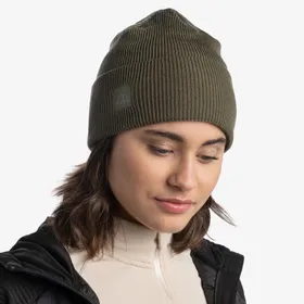 Czapka zimowa uniseks BUFF Crossknit Hat - zielona