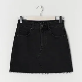 Spódnica mini jeansowa - Czarny