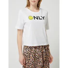 Only T-shirt z bawełny ekologicznej model ‘Smiley’