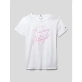 Tommy Hilfiger Teens T-shirt z bawełny bio