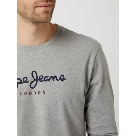 Pepe Jeans Bluzka z długim rękawem o kroju regular fit z logo model ‘Eggo’