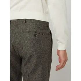 Tiger Of Sweden Spodnie do garnituru o kroju slim fit z mieszanki wełny model ‘Tordon’