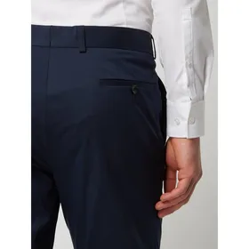 Carl Gross Spodnie do garnituru o kroju regular fit z dodatkiem streczu model ‘Shiver’