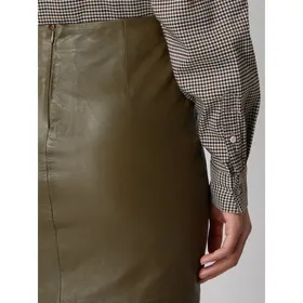 ICHI Spódnica mini ze skóry model ‘Darin’
