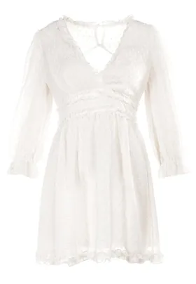 Biała Sukienka Taphionis