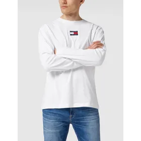 Tommy Jeans Bluza z bawełny ekologicznej z naszywką z logo