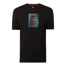 Alpha Industries T-shirt z bawełny model ‘Rainbow’